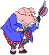 pig is welcoming you